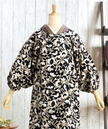 KIMONOMACHI（キモノマチ）の「KIMONOMACHI オリジナル 割烹着 ロング丈 日本製 普段使いに、誕生日、母の日ギフトに（エプロン）」