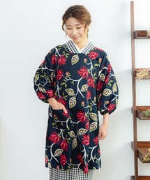 KIMONOMACHI（キモノマチ）の「KIMONOMACHI オリジナル 割烹着 ロング丈 日本製 普段使いに、誕生日、母の日ギフトに（エプロン）」