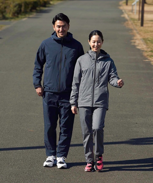 Blue Standard （ブルースタンダード）の「【BLUE STANDARD】撥水防風ストレッチイージーパンツ　ウエストゴム仕様　総裏ラッセルメッシュ　耐水圧10000mm（その他パンツ・メンズ・ブラック/ネイビー/ブルー/杢グレー・SMALL/MEDIUM/LARGE/X-LARGE）」の8枚目の写真