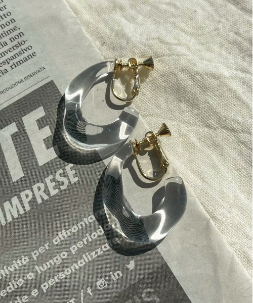 apres jour mignon（アプレジュールミニョン）の「【apresjour mignon×ARIAZ】アソートカラーイヤリング（イヤリング・レディース・モカ/アイボリー/オフホワイト/グレイッシュベージュ/ダークブラウン/マスタード/ライトブラウン/その他・ONESIZE）」の8枚目の写真