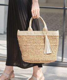 grove | ワイドテープタッセルペーパートート(トートバッグ)