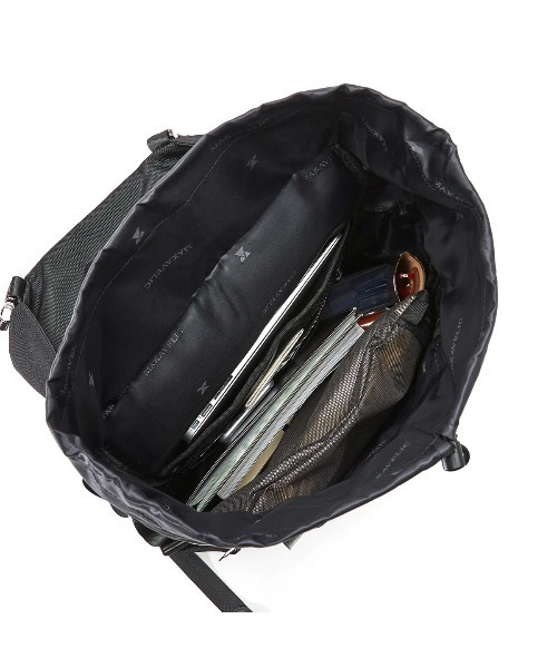 MAKAVELIC(マキャベリック)の「【MAKAVELIC】DOUBLE LINE2 BACKPACK(バックパック/リュック・メンズ・ブラック/ネイビー・FREE)」の13枚目の写真