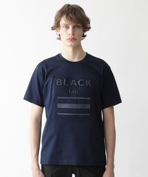BLACK LABEL CRESTBRIDGE（ブラックレーベル・クレストブリッジ）の「エンボスチェックロゴT（Tシャツ/カットソー・メンズ）」