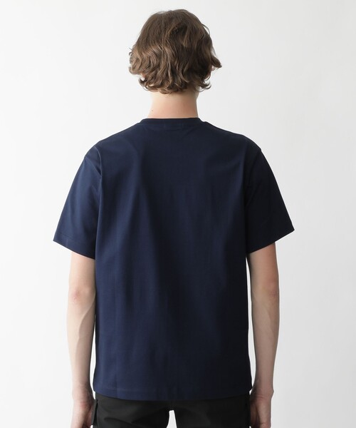 ブラックレーベル クレストブリッジ　ノバチェック　Tシャツ　ネイビー BLACK LABEL CRESTBRIDGE（ブラックレーベル・クレストブリッジ
