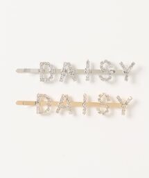 ストーンメッセージヘアピン