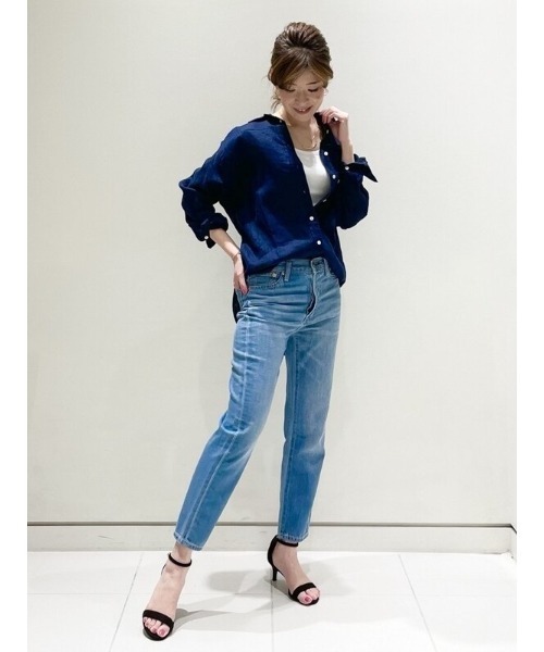 ギャップ 00s GAP L/S リネン シャツ M navy ギャップ 00s GAP L/S リネン シャツ M navy - メルカリ