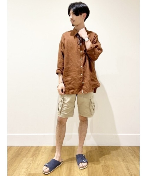 セール】オーバーサイズ リネンシャツ（シャツ/ブラウス）｜GAP