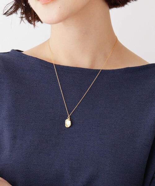 AG by aquagirl（エージーバイアクアガール）の「◆ニュアンスプレートネックレス（ネックレス・レディース・シルバー/ゴールド・00）」の5枚目の写真