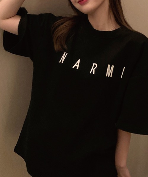 meJane（ミージェーン）の「NARMIベーシック ルーズ半袖Ｔ【ZOZOTOWN限定】（Tシャツ/カットソー・レディース・ホワイト/ブラック・FREE）」の13枚目の写真