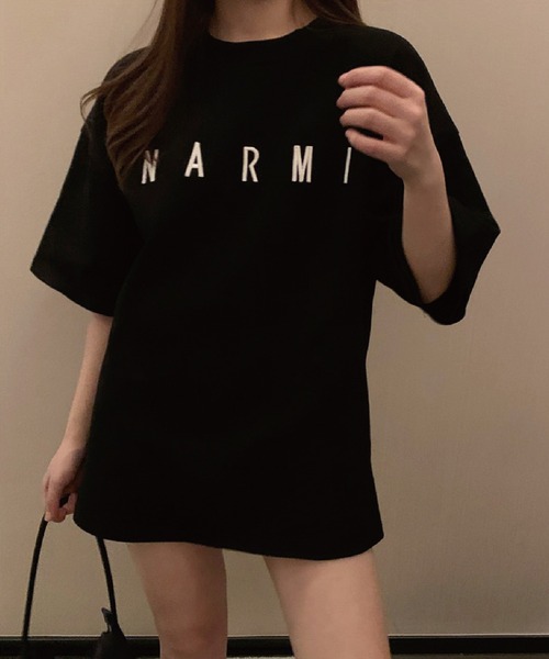 meJane（ミージェーン）の「NARMIベーシック ルーズ半袖Ｔ【ZOZOTOWN限定】（Tシャツ/カットソー・レディース・ホワイト/ブラック・FREE）」の14枚目の写真