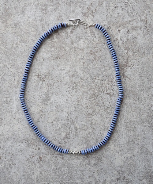 Editors Draw(エディターズドロー)の「ガラスビーズネックレス【Ria. Jaysmee/リアジェイズミー】(ネックレス・メンズ・ブルー/ブラウン・ONE SIZE)」の11枚目の写真