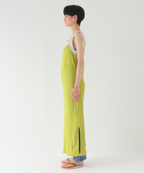 JOINT WORKS（ジョイントワークス）の「J-ドライタッチテレコキャミワンピース（ワンピース・レディース・パープル/グリーン・FREE）」の8枚目の写真