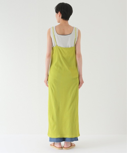 JOINT WORKS（ジョイントワークス）の「J-ドライタッチテレコキャミワンピース（ワンピース・レディース・パープル/グリーン・FREE）」の9枚目の写真