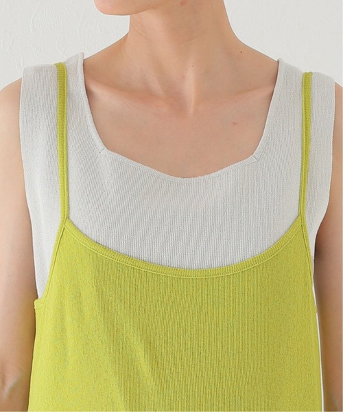 JOINT WORKS（ジョイントワークス）の「J-ドライタッチテレコキャミワンピース（ワンピース・レディース・パープル/グリーン・FREE）」の10枚目の写真