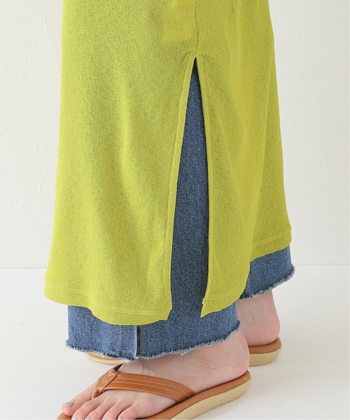 JOINT WORKS（ジョイントワークス）の「J-ドライタッチテレコキャミワンピース（ワンピース・レディース・パープル/グリーン・FREE）」の14枚目の写真