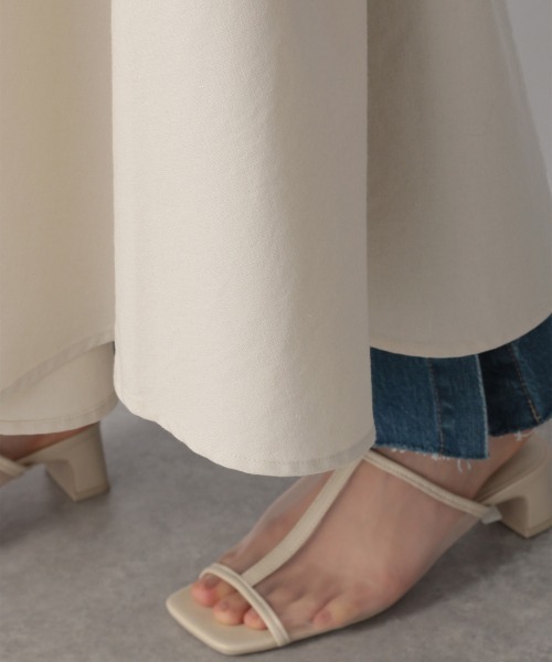 LOWRYS FARM（ローリーズファーム）の「Ａラインカラーノースリーブワンピース　947636（ワンピース・レディース・グリーン/アイボリー/オレンジ/パープル/ブラック/オレンジ系その他/ホワイト/ブラック系その他/ライム/パープル系その他・FREE）」の12枚目の写真