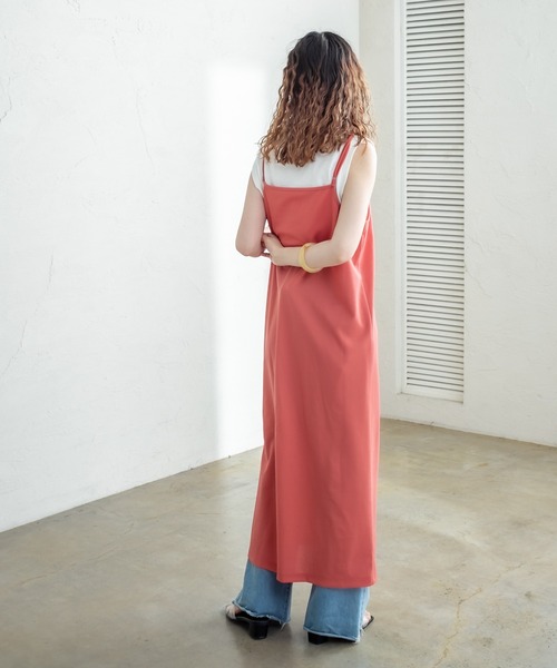 mystic（ミスティック）の「anyway セットUP（ワンピース・レディース・ブラック/オレンジ/グリーン/アイボリー・1/2）」の5枚目の写真