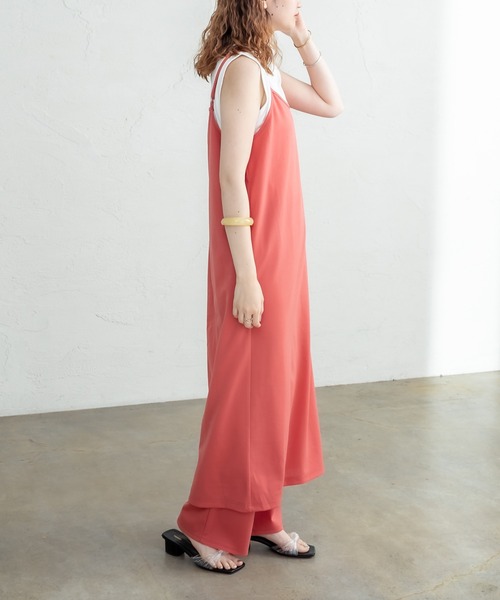 mystic（ミスティック）の「anyway セットUP（ワンピース・レディース・ブラック/オレンジ/グリーン/アイボリー・1/2）」の16枚目の写真