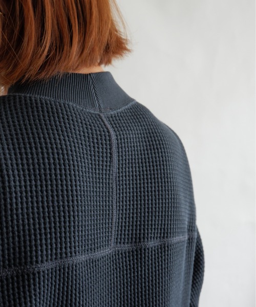 MANASTASH(マナスタッシュ)の「MANASTASH/マナスタッシュ W's HEAVY SNUG THERMAL MOCK NECK ウィメンズ ヘビースナッグサーマル モックネック(Tシャツ/カットソー・レディース・ナチュラル/ブラック/ベージュ/ブラウン・MEDIUM)」の21枚目の写真