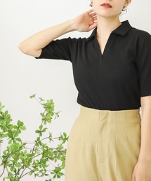 SENSE OF PLACE by URBAN RESEARCH | ポロカラーリブショートトップ(Tシャツ/カットソー)