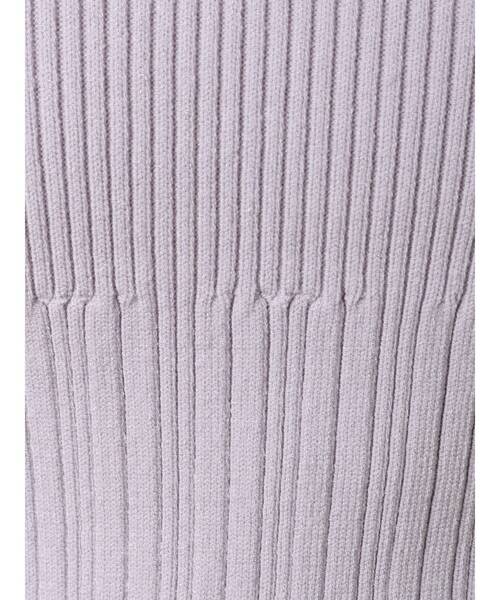 MERCURYDUO（マーキュリーデュオ）の「タックショルダーチェンジリブニット（ニット/セーター・レディース・オフホワイト/ブラック/イエロー/ラベンダー・FREE）」の22枚目の写真