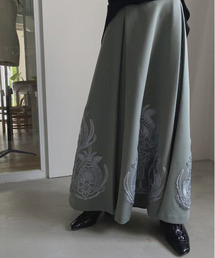 Ameri（アメリ）の「RIBBON EMBROIDERY SKIRT（スカート）」 - WEAR