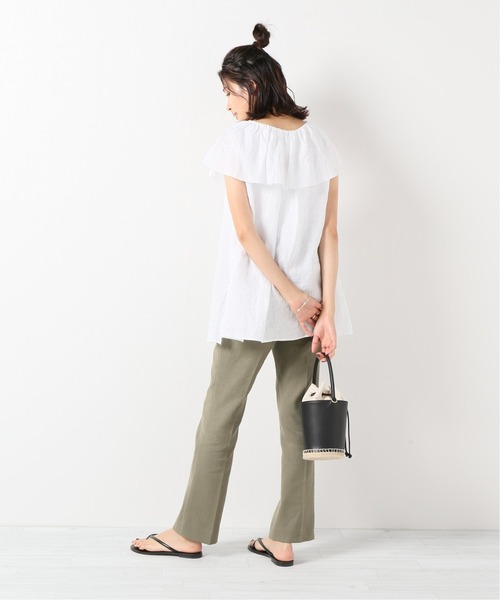 NICOLAS LAINAS（ニコラスライナス）の「NICOLAS LAINAS チューブクロストングサンダル（サンダル・レディース・ブラック/ゴールド/ベージュ系その他・35/36/38/37/39）」の21枚目の写真