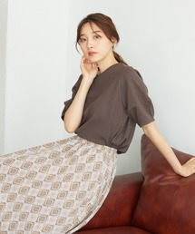 Rewde | 袖ボリュームリブプルオーバー（1R15-07188）(Tシャツ/カットソー)