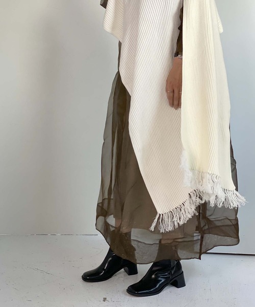 chuclla（チュクラ）の「W-zip square toe boots chs21a005（ブーツ・レディース・ブラック・37/40/36/39/38）」の10枚目の写真