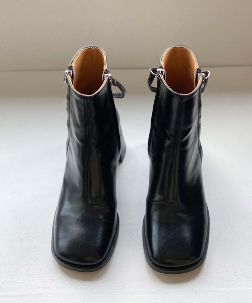 chuclla（チュクラ）の「W-zip square toe boots chs21a005（ブーツ・レディース・ブラック・37/40/36/39/38）」の18枚目の写真