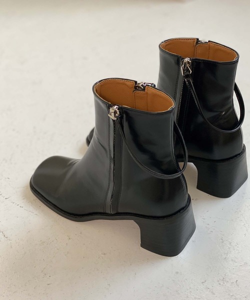chuclla（チュクラ）の「W-zip square toe boots chs21a005（ブーツ・レディース・ブラック・37/40/36/39/38）」の19枚目の写真