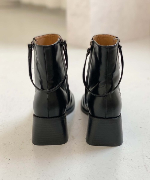 chuclla（チュクラ）の「W-zip square toe boots chs21a005（ブーツ・レディース・ブラック・37/40/36/39/38）」の20枚目の写真