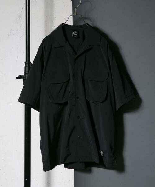 URBAN RESEARCH DOORS（アーバンリサーチドアーズ）の「JACKALL NYLON SHORT-SLEEVE SHIRTS（シャツ/ブラウス・メンズ・ブラック・MEDIUM/LARGE）」の8枚目の写真