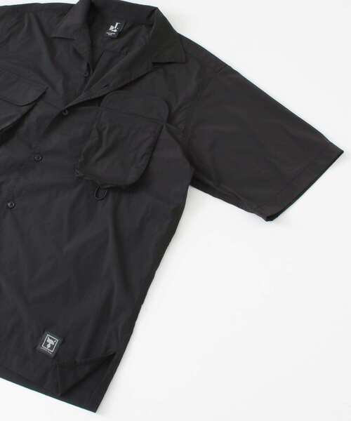 URBAN RESEARCH DOORS（アーバンリサーチドアーズ）の「JACKALL NYLON SHORT-SLEEVE SHIRTS（シャツ/ブラウス・メンズ・ブラック・MEDIUM/LARGE）」の6枚目の写真