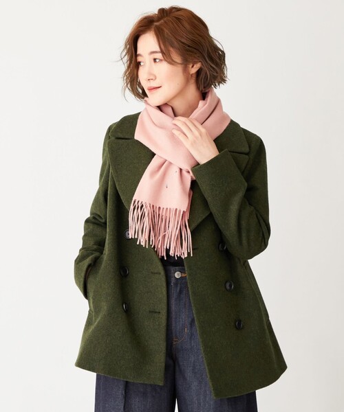 Paul Smith(ポールスミス)の「【WEB限定アイテム】ウールアウター Pコート(ピーコート・レディース・カーキ系/ネイビー系/アイボリー系・42/40/38/44L/46L)」の2枚目の写真