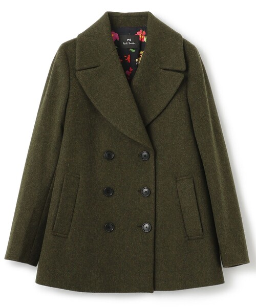 Paul Smith(ポールスミス)の「【WEB限定アイテム】ウールアウター Pコート(ピーコート・レディース・カーキ系/ネイビー系/アイボリー系・42/40/38/44L/46L)」の11枚目の写真