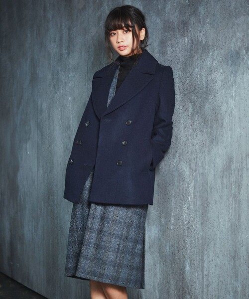Paul Smith(ポールスミス)の「【WEB限定アイテム】ウールアウター Pコート(ピーコート・レディース・カーキ系/ネイビー系/アイボリー系・42/40/38/44L/46L)」の7枚目の写真