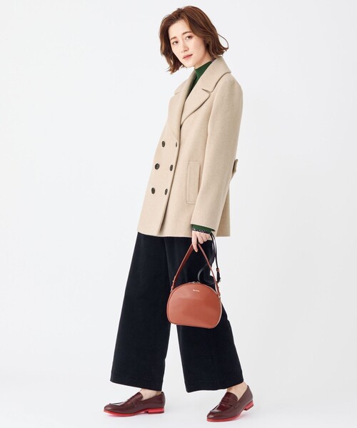 Paul Smith(ポールスミス)の「【WEB限定アイテム】ウールアウター Pコート(ピーコート・レディース・カーキ系/ネイビー系/アイボリー系・42/40/38/44L/46L)」の5枚目の写真