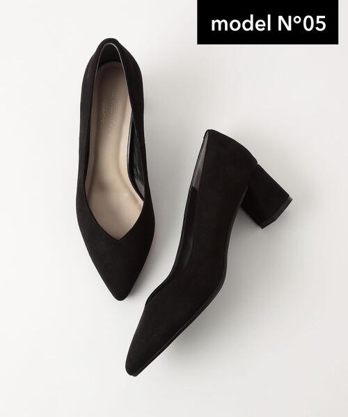 green label relaxing ポインテッド Vカット パンプス 黒 green label relaxing ポインテッド Vカット パンプス 黒 green label