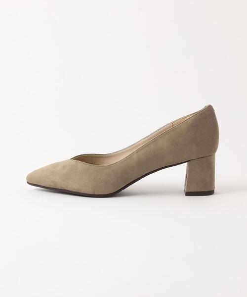 green label relaxing（グリーンレーベルリラクシング）の「【WEB限定】 ポインテッド チャンキー パンプス (5cmヒール)（パンプス・レディース・ブラック/ブラウン/グレー・22cm/22.5cm/23cm/23.5cm/24cm/24.5cm/25cm）」の4枚目の写真