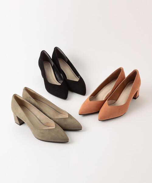 green label relaxing（グリーンレーベルリラクシング）の「【WEB限定】 ポインテッド チャンキー パンプス (5cmヒール)（パンプス・レディース・ブラック/ブラウン/グレー・22cm/22.5cm/23cm/23.5cm/24cm/24.5cm/25cm）」の9枚目の写真