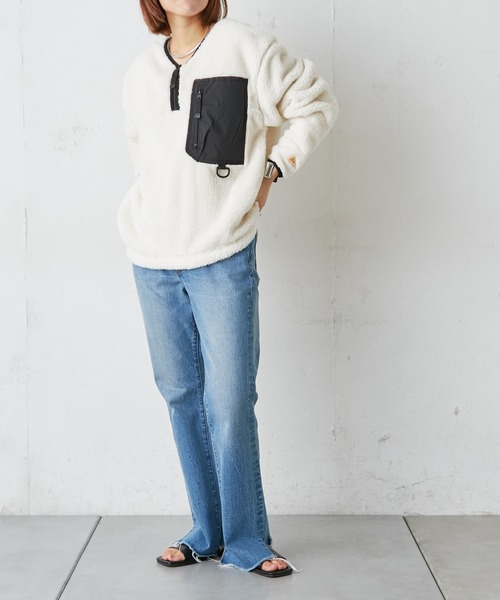 KELTY（ケルティ）の「【ZOZOTOWN限定】【KELTY/ケルティ】オムニウォームプルオーバー（ノーカラージャケット・メンズ・ブラック/ベージュ/アイボリー・S/M/L）」の20枚目の写真