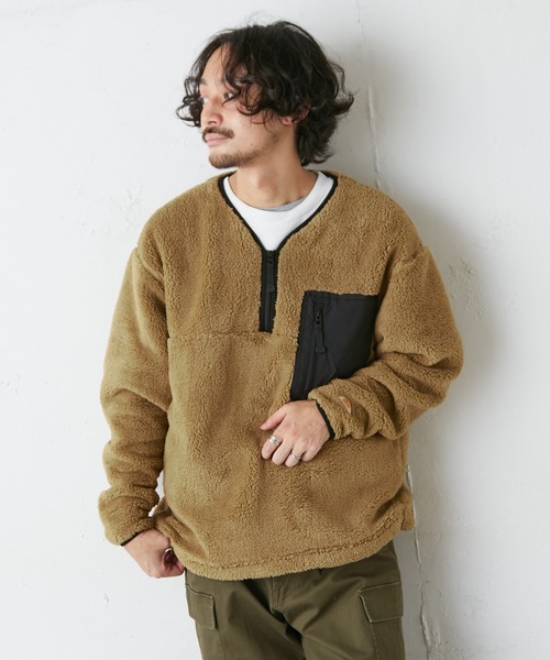 KELTY（ケルティ）の「【ZOZOTOWN限定】【KELTY/ケルティ】オムニウォームプルオーバー（ノーカラージャケット・メンズ・ブラック/ベージュ/アイボリー・S/M/L）」の4枚目の写真