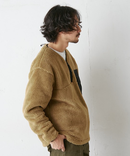 KELTY（ケルティ）の「【ZOZOTOWN限定】【KELTY/ケルティ】オムニウォームプルオーバー（ノーカラージャケット・メンズ・ブラック/ベージュ/アイボリー・S/M/L）」の5枚目の写真