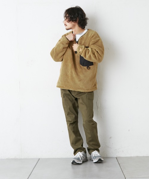 KELTY（ケルティ）の「【ZOZOTOWN限定】【KELTY/ケルティ】オムニウォームプルオーバー（ノーカラージャケット・メンズ・ブラック/ベージュ/アイボリー・S/M/L）」の7枚目の写真
