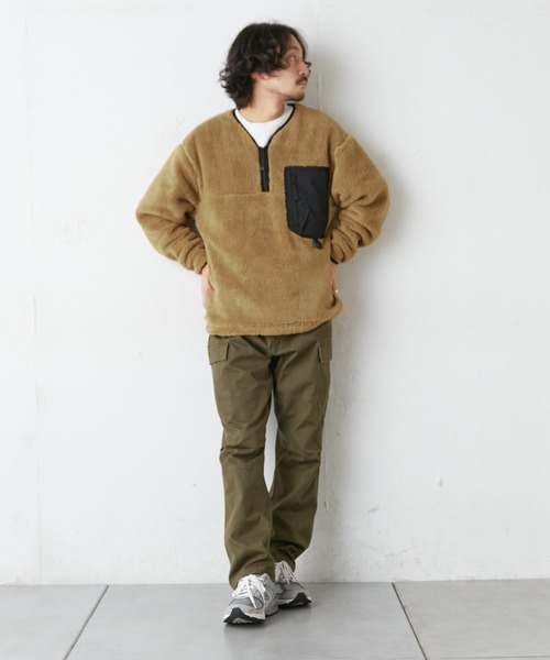 KELTY（ケルティ）の「【ZOZOTOWN限定】【KELTY/ケルティ】オムニウォームプルオーバー（ノーカラージャケット・メンズ・ブラック/ベージュ/アイボリー・S/M/L）」の9枚目の写真