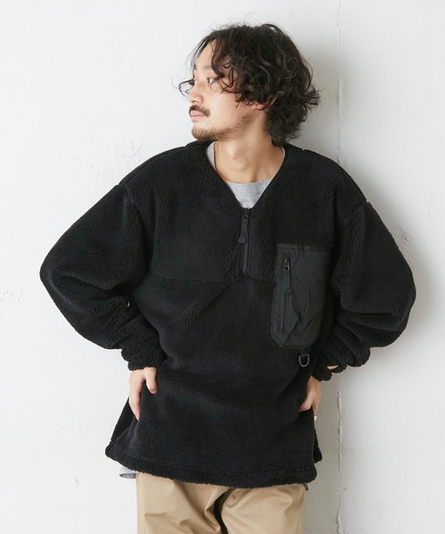 KELTY（ケルティ）の「【ZOZOTOWN限定】【KELTY/ケルティ】オムニウォームプルオーバー（ノーカラージャケット・メンズ・ブラック/ベージュ/アイボリー・S/M/L）」の10枚目の写真