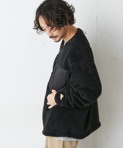 KELTY（ケルティ）の「【ZOZOTOWN限定】【KELTY/ケルティ】オムニウォームプルオーバー（ノーカラージャケット・メンズ・ブラック/ベージュ/アイボリー・S/M/L）」の11枚目の写真