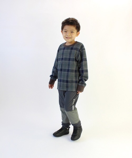 KiCCOLY（キッコリー）の「ﾁｪｯｸﾄﾚｰﾅｰ（スウェット）」 - WEAR