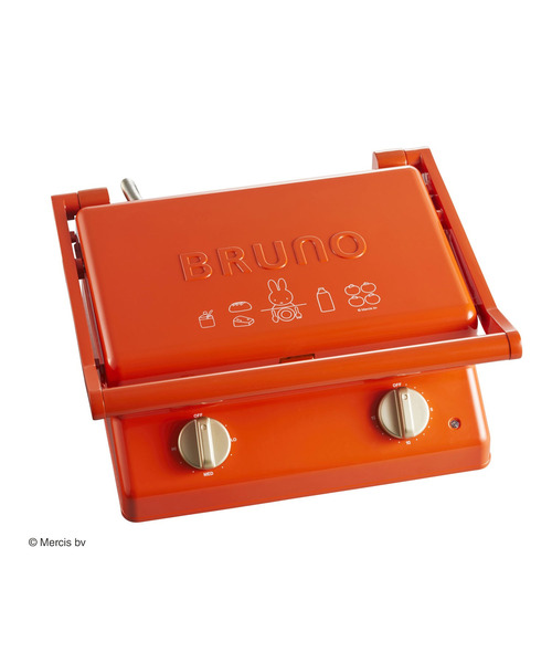 miffyグリルサンドメーカーダブル BRUNO（ブルーノ） 送料無料 ミッフィー グリルサンドメーカー ダブル